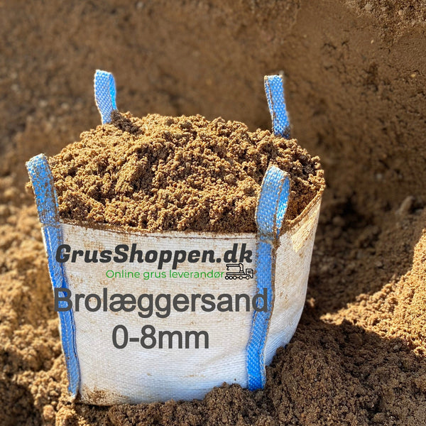 Brolæggersand 0-8mm - 6400