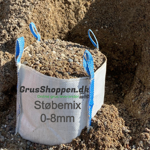 Støbemix 0-8mm - 6470