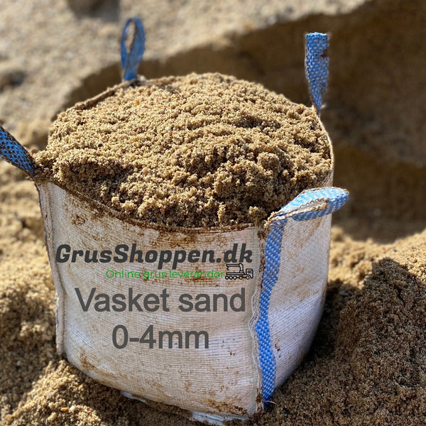Vasket sand 0-4mm - 6200